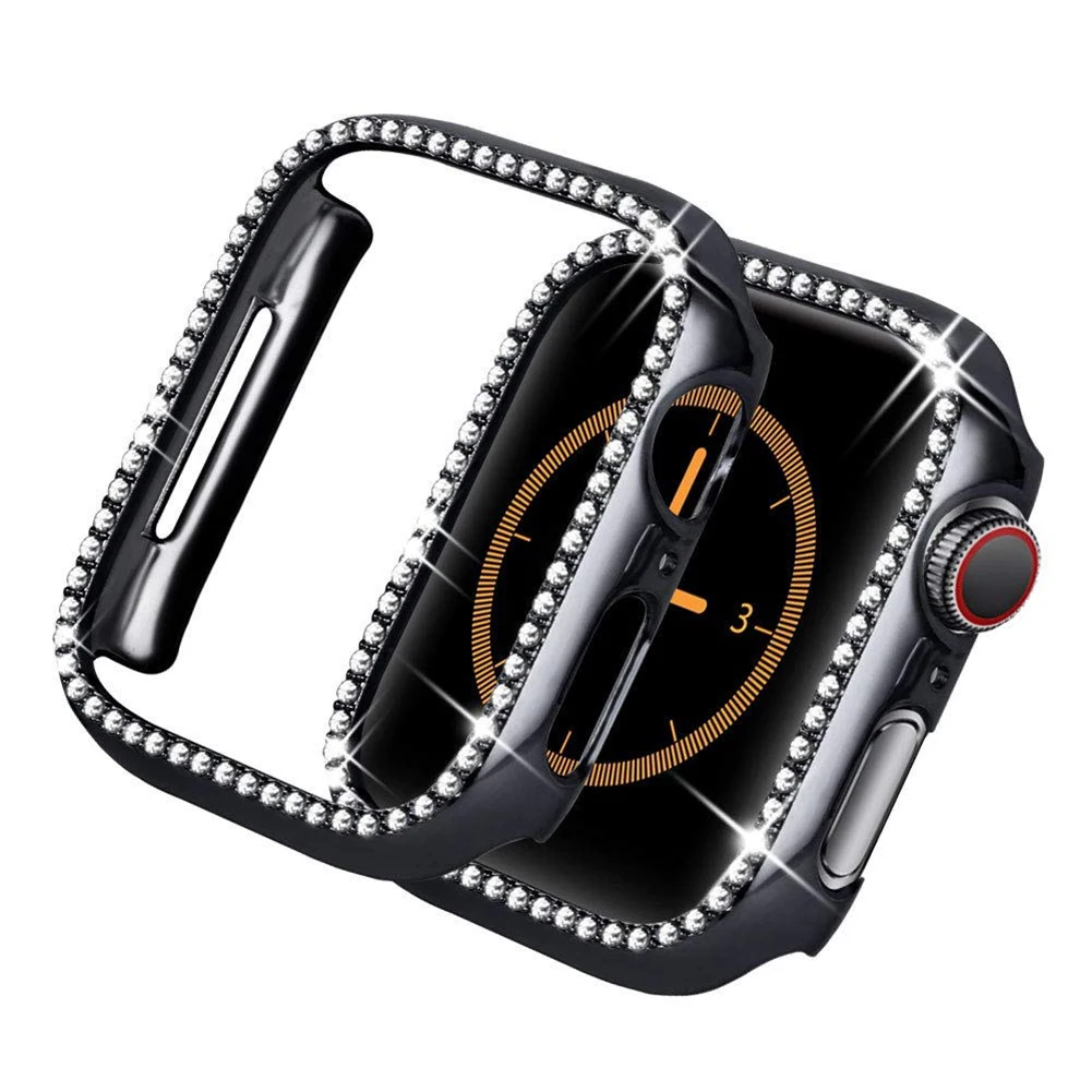 Матовый чехол для Apple Watch iWatch Series 3 2 1 38 мм защитный с рамкой бампер 5
