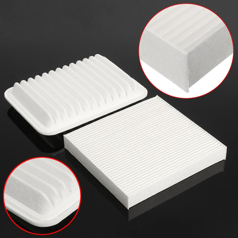 

Fits Air Filter Kit White Engine & Cabin For 2009-2018 Toyota Corolla 08-14 Matrix Air Kit Filter High Quality
