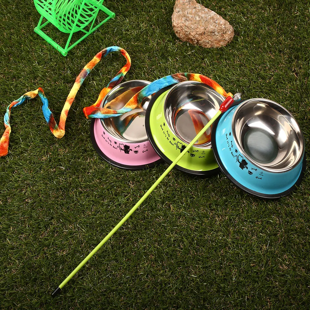 Pet палочка для игры с котом ремень Пластиковая Палочка колокольчиком обучение