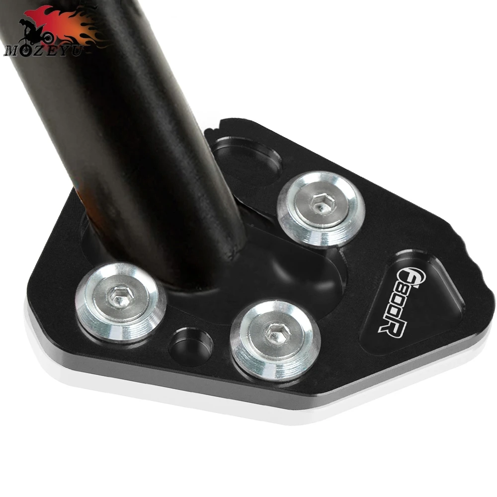 

F 800R F800 R Kickstand Foot Side stand Extension Pad Support Enlarge Plate For BMW F800R 2009 2010 2011 2012 2013 2014 2015