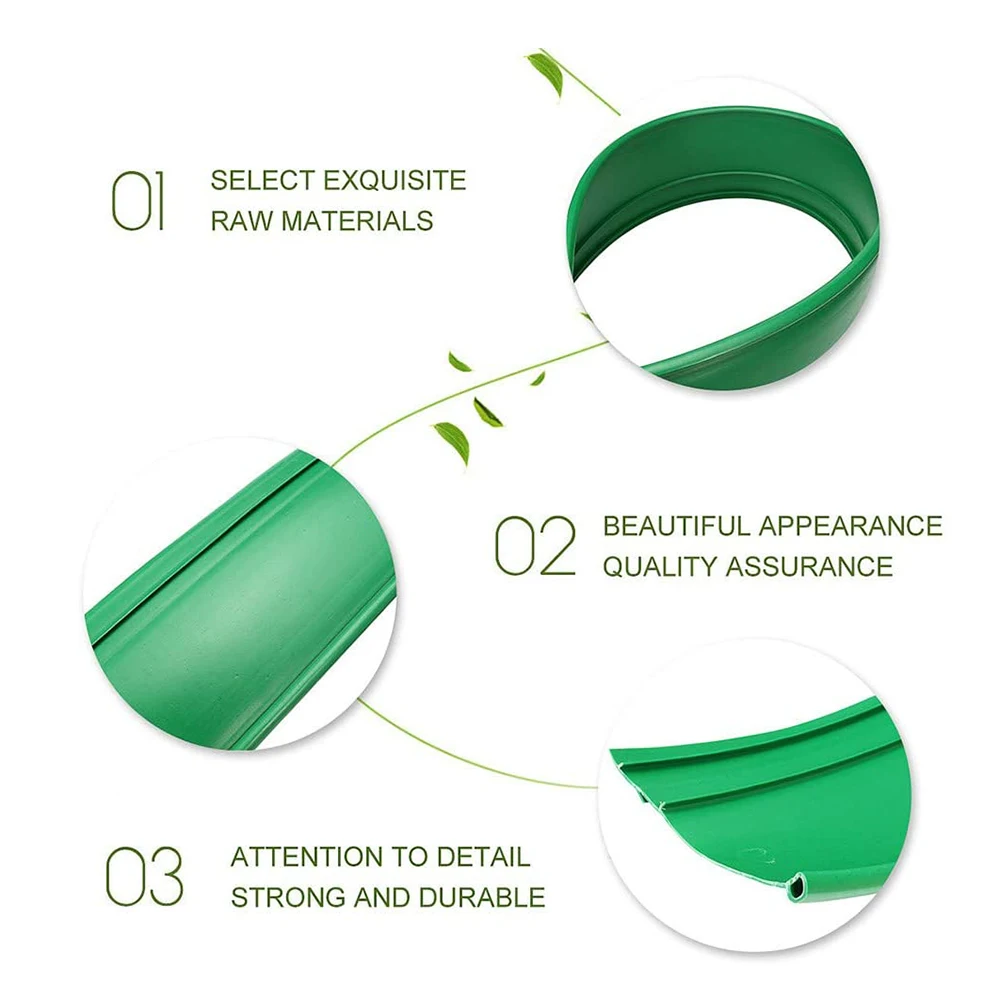 Пластмассовый садовый забор ограждение с краями для сада газона 5 м|Ограждение
