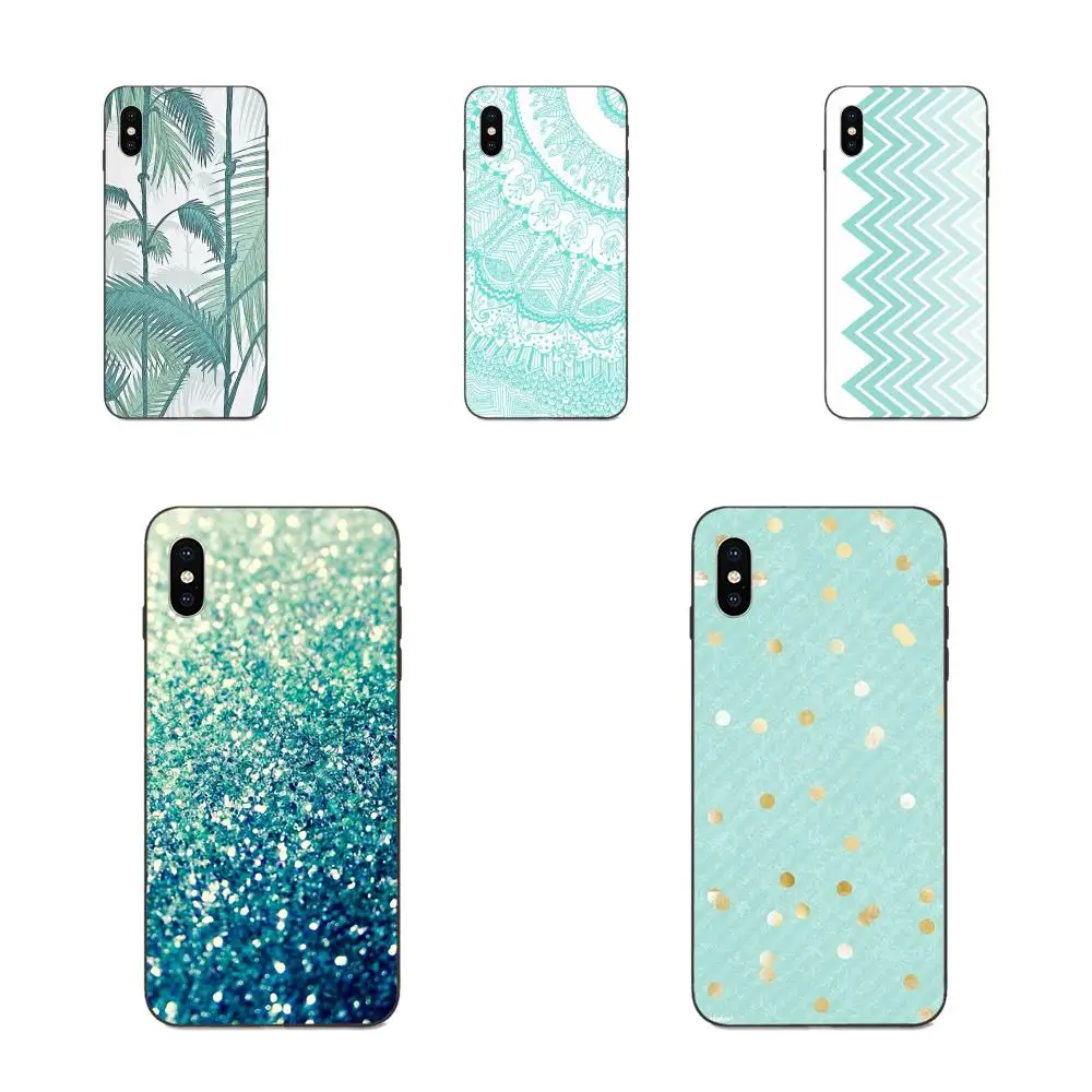 Сумки из ТПУ чехлы для Galaxy C5 C7 J1 J2 J3 J330 J5 J6 J7 J730 M20 M30 Ace Core Max Mini Plus Prime Pro Teal & Aqua
