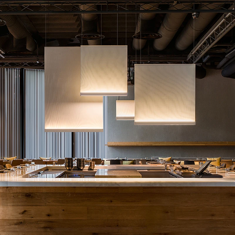 Современные светодиодсветодиодный подвесные светильники креативный тканевый