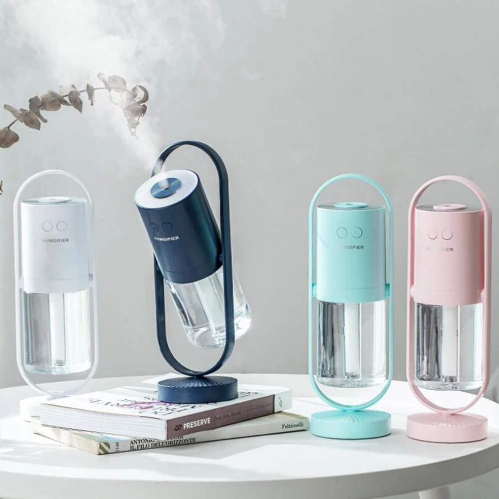

200ml Magic Shadow USB Air Humidifier with LED Lights Ultrasonic Aroma Diffuser Mist Maker Mini Office Air Purifier