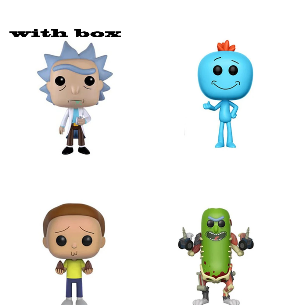 Рик и Морти пикель (с лазером) MR. Meeseeks коллекция фигурок ПВХ модель игрушки для