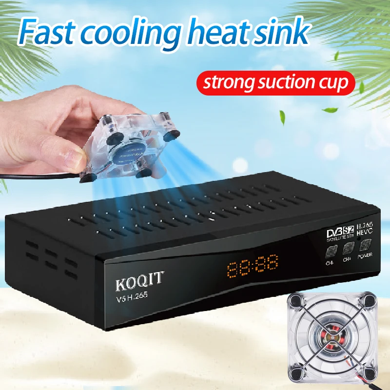 

Mini Cooling Fan for Koqit Satellite Receiver Android TV Box Set Top Box Mobile Phone Cooler 5V USB Power Heat Sink Silent Quiet