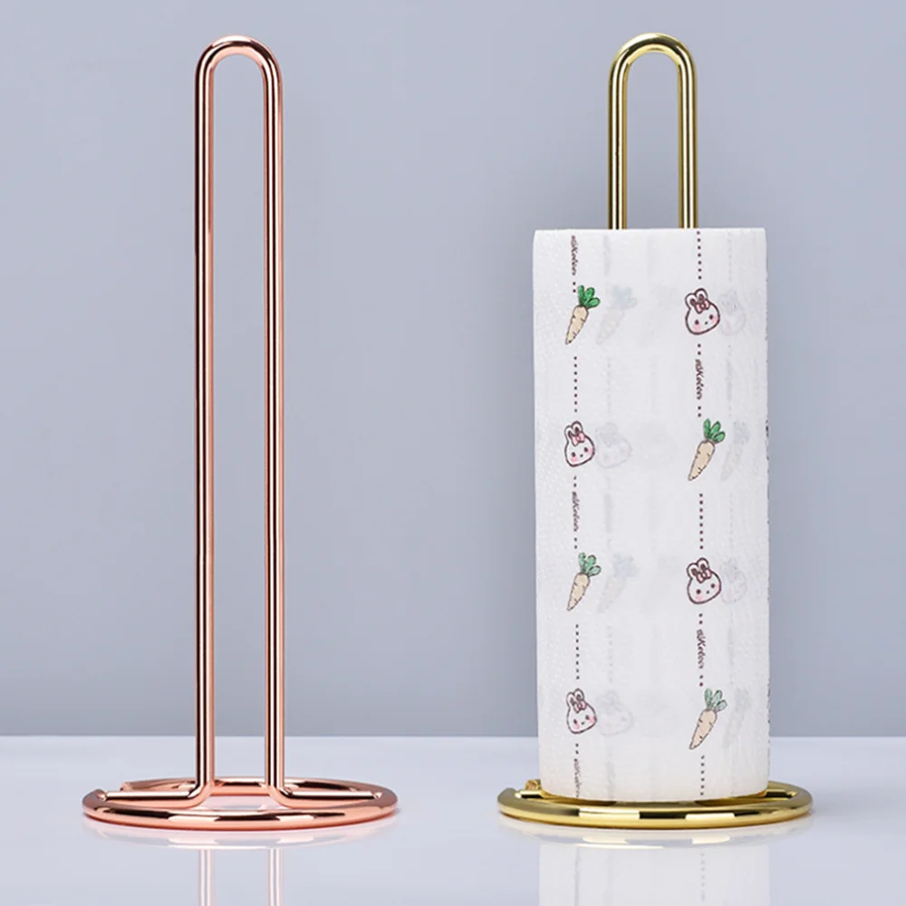 Железная рулонная бумажная стойка в скандинавском стиле простой рулон розового