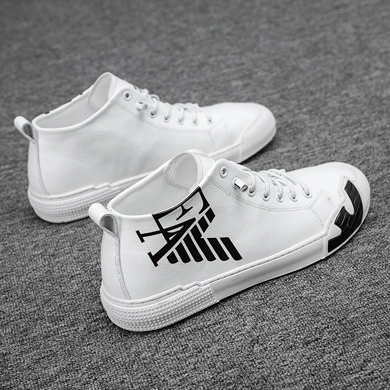 

New 2020 Leather Men's Casual Shoes Brand Men's Loafers Moccasin Shoes Breathable Non-slip Driving Trendy Brand Men's Shoes