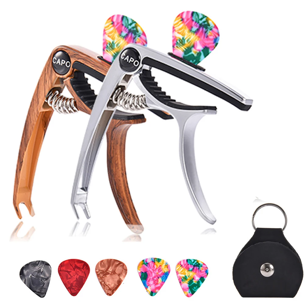 1Set Ukulele Musical Instrument Base Guitar Mandolin Banjo Tuning Tool Clamp Plectrum Accessory | Спорт и развлечения