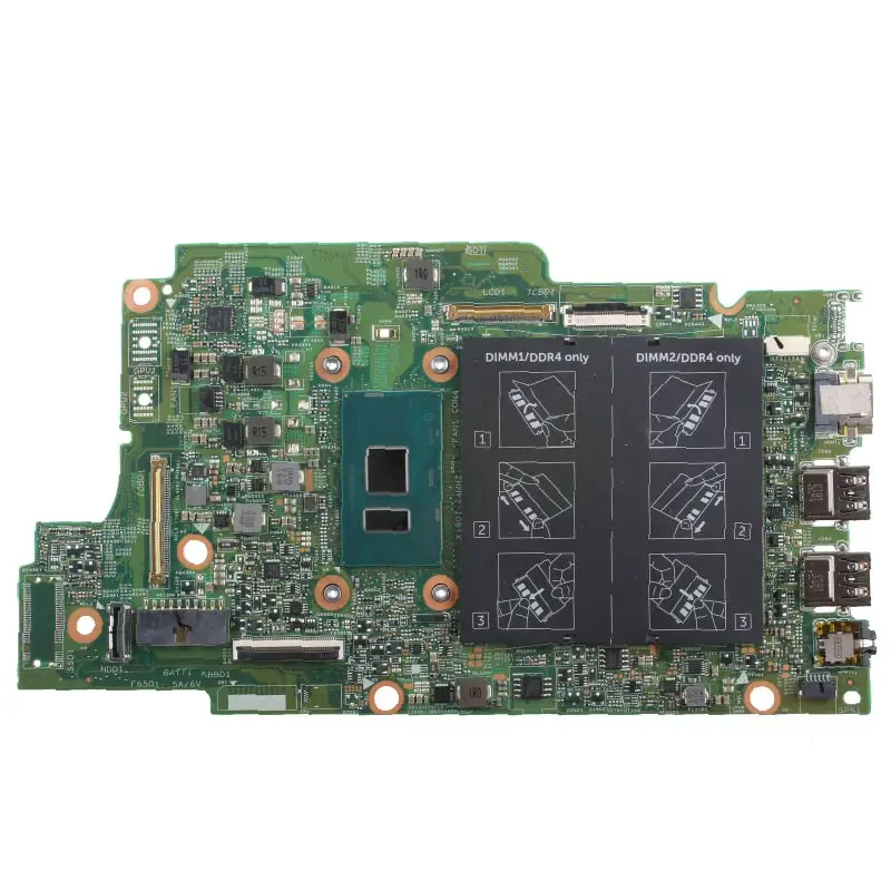 CN 0C1HX7 материнская плата для ноутбука DELL Insprion 13 5368 5568 SR2EX Pentium 4405U 2.1GH 15296 1