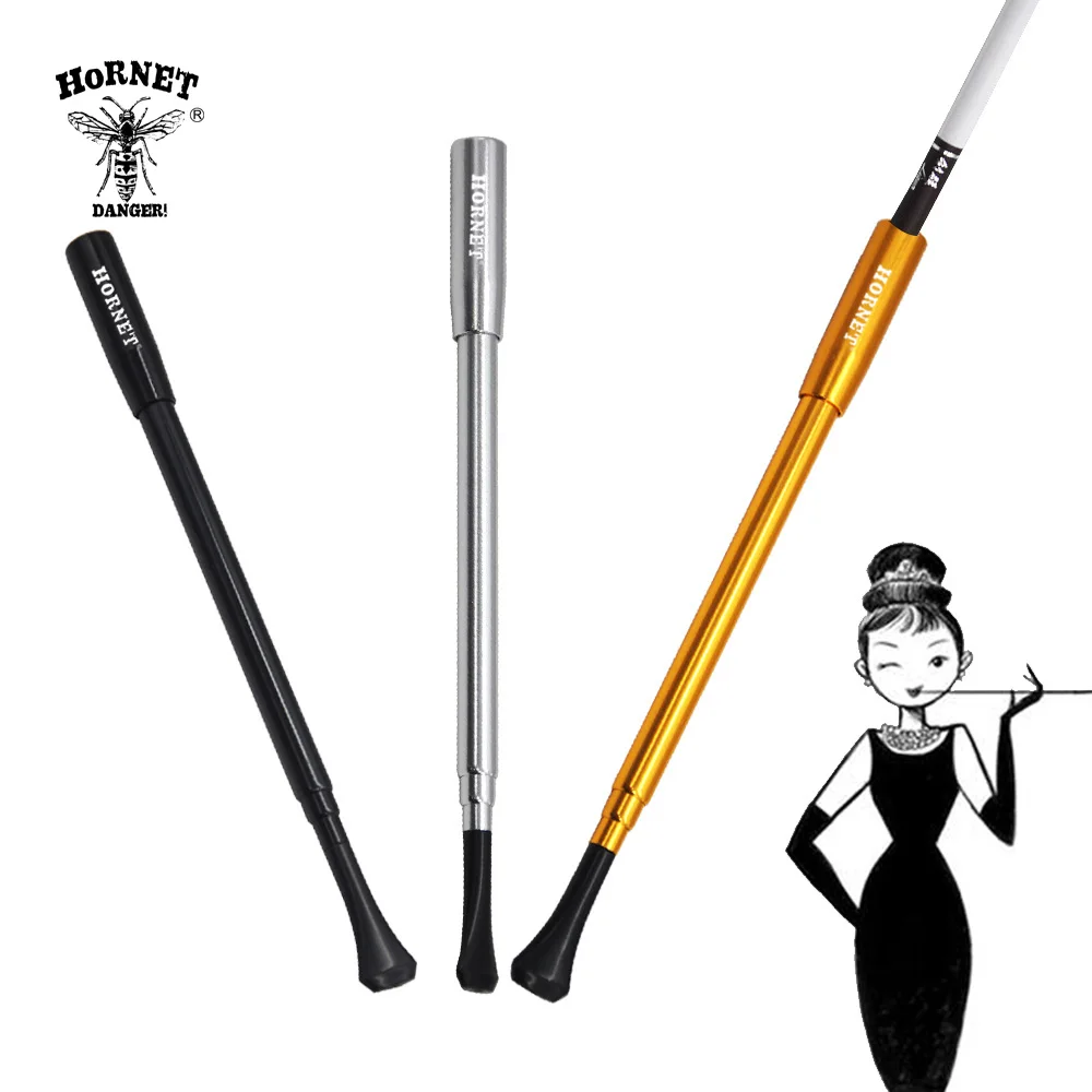 Женская длинная серия выдвижной винтажный держатель для сигарет курительная