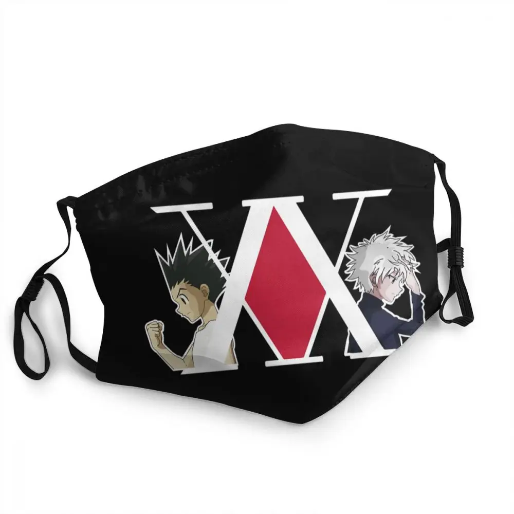 

Крутая охотничья маска X Hunter против смога Пылезащитная Регулируемая Маска Killua Zoldyck и Gon Freecss маска для лица Защитная маска для рта