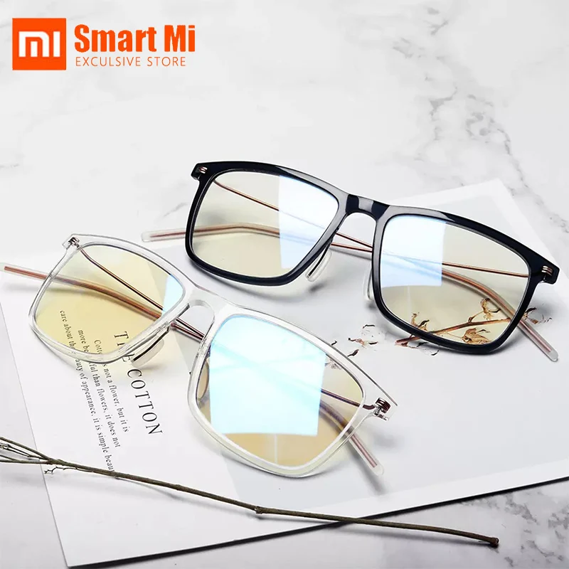 

Оригинальные очки Xiaomi Mijia с защитой от синего света, профессиональные очки с защитой от масляных пятен, излучения, для мужчин и женщин, очки с...