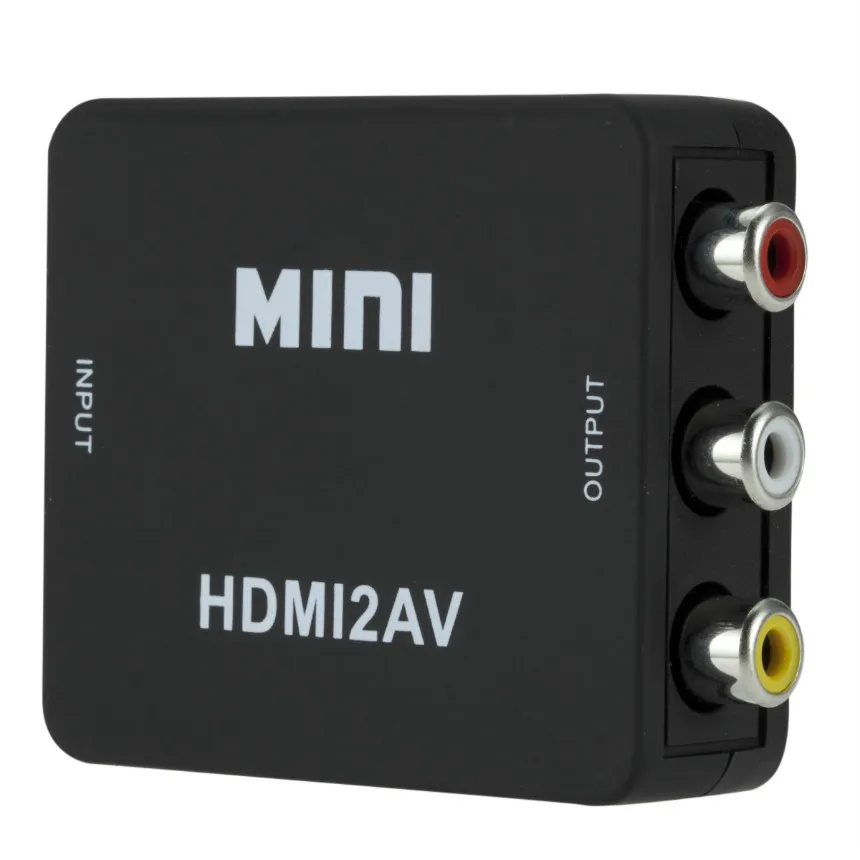 НОВЫЙ Конвертер HDIM в AV переходник AV/CVBA с поддержкой HD 1080P видео Aftermarket мини-адаптер