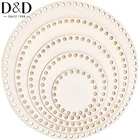 D  D 5 размеровкомплект, корзина из натурального дерева, нижняя круглая пустая корзина для вязания крючком, деревянная основа для раннего плетения, принадлежности для вязания крючком