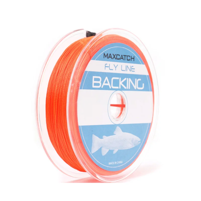 Maximumcatch бэк-Fly Line 50/100/300 метров 20/30LB двойной Цвет опорная линия плетеная летящая леска - Цвет: Orange Color