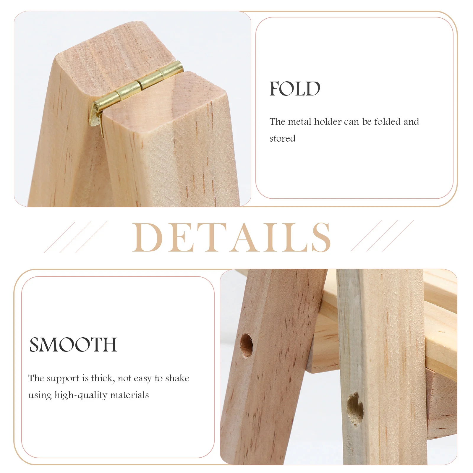 

2Pcs Countryside Flower Racks Solid Wood Household Multi-layer Storage Racks