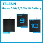 Аккумулятор TELESIN для экшн-камеры GoPro 9 10 5 6 7 8, 1750 мАч