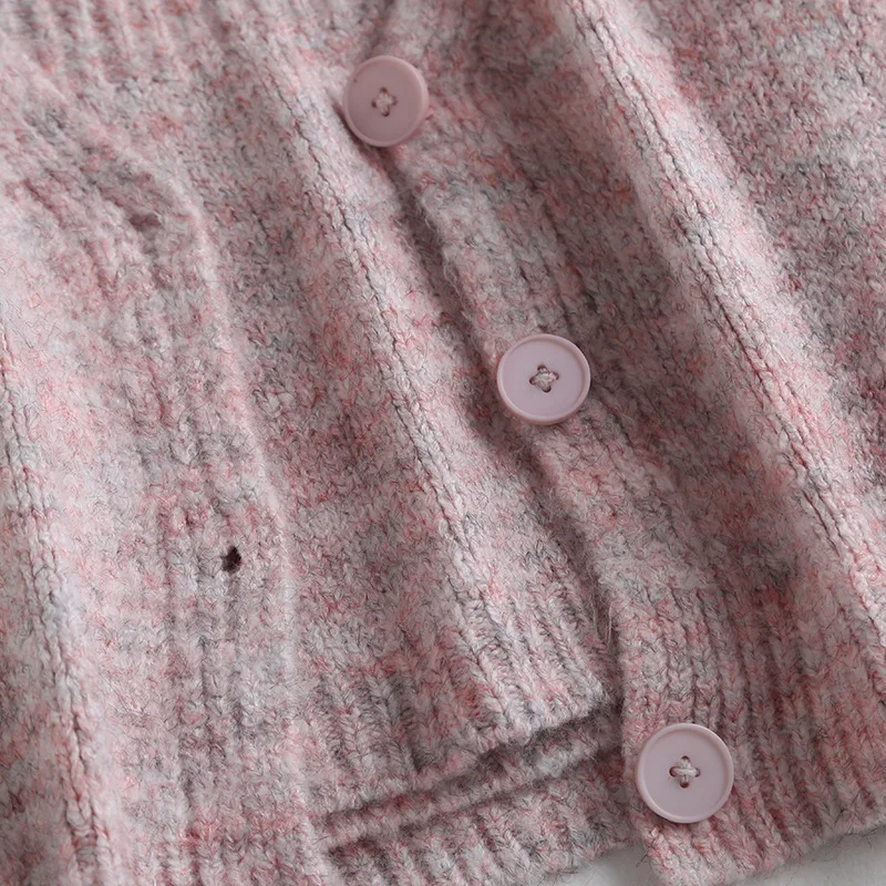 

2020 New Fashion Brand Women Sweater Cardigans Computer Knitted V-neck Casual Short Open Stitch Solid Full Polyester