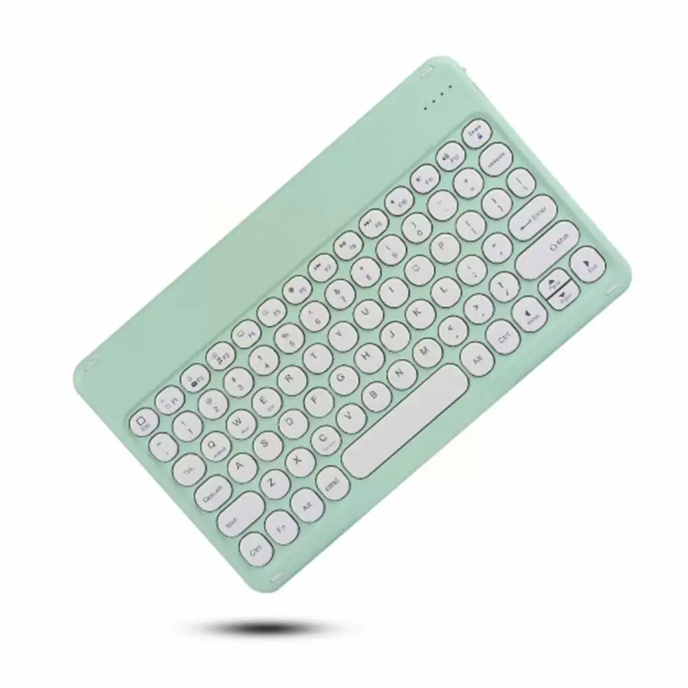 

10 Inch Slim Mini Bluetooth Keyboard And Mouse For Android For IOS Keyboard Russian Android Iphone Phone Spanish Tablet Wir Q6N6