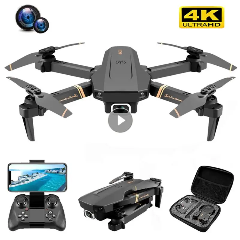 Дрон V4 2 камеры основная-1080P 4K HD широкоугольная WiFi FPV трансляция видео в реальном
