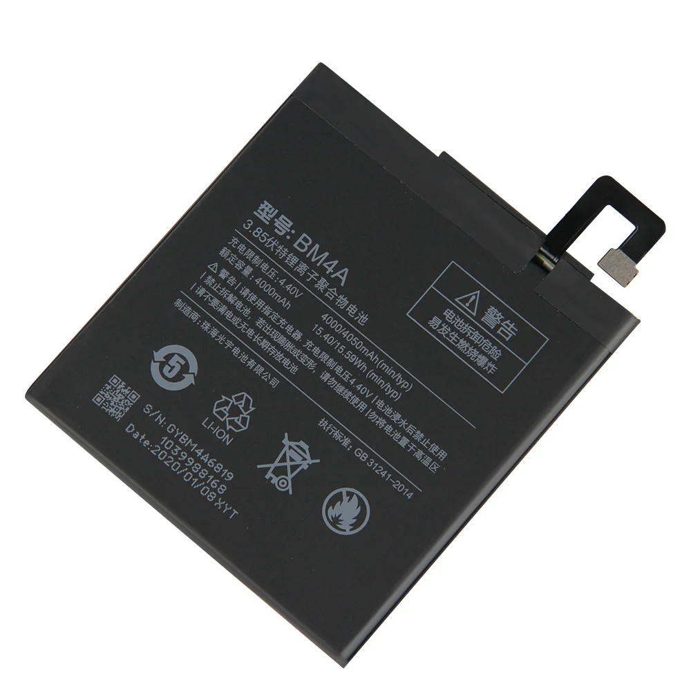 BM4A Replacement Battery For Xiaomi Redmi Pro Redrice Phone Batteries 4050mAh | Мобильные телефоны и аксессуары