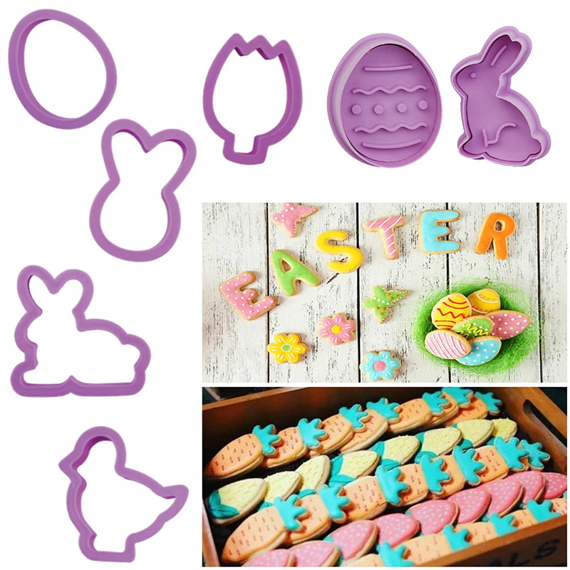 

Easter Bunny Egg Chocolate Biscuit Mold Kitchen Cookie Knife Baking Pan Tool Fondant Mold Wedding Birthday Cake Decoration