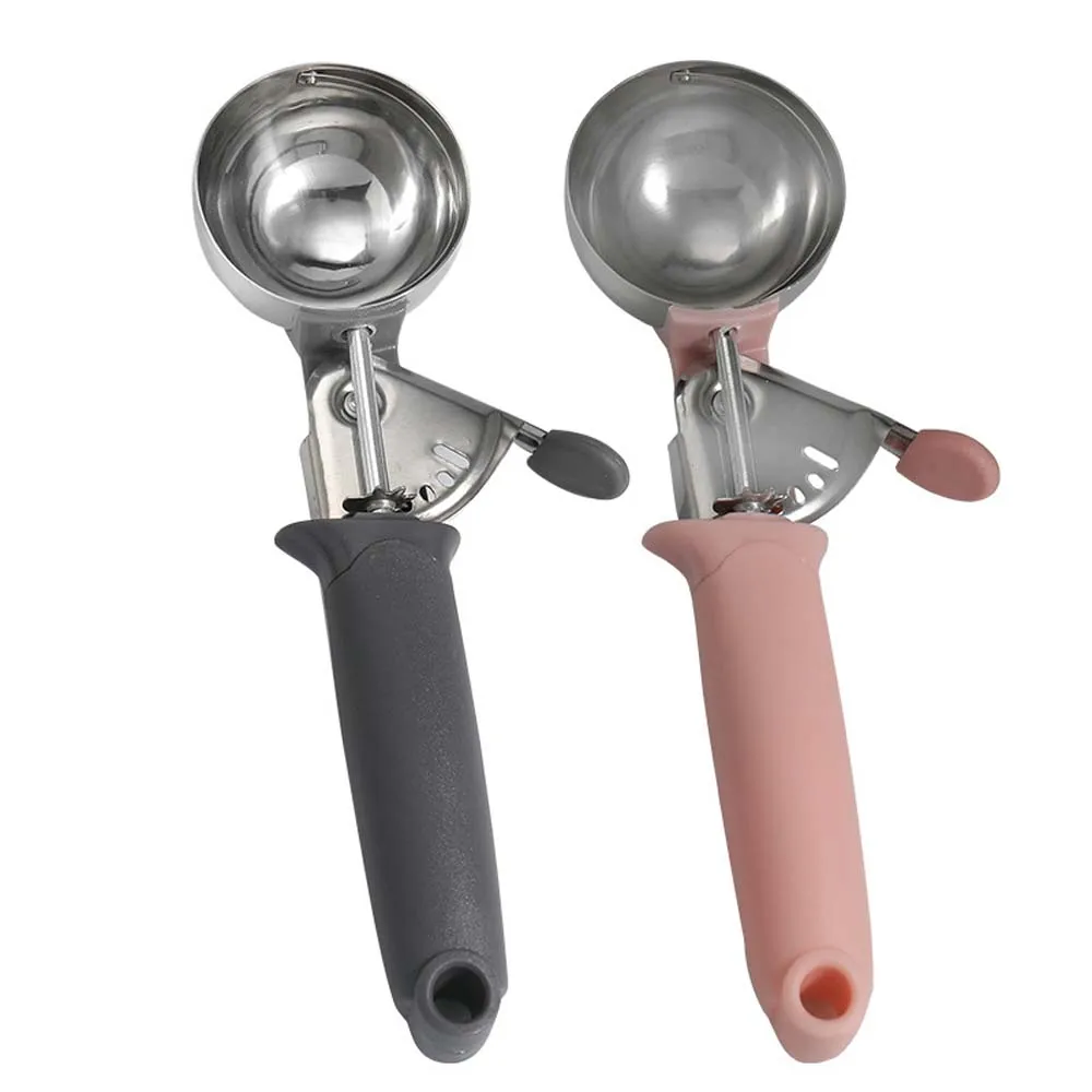 1 Pcs Stainless Steel Ice Cream Scoop Ball Maker Cookie Dough Meat Balls Rice Dishes Spoon Kitchen Tools | Дом и сад