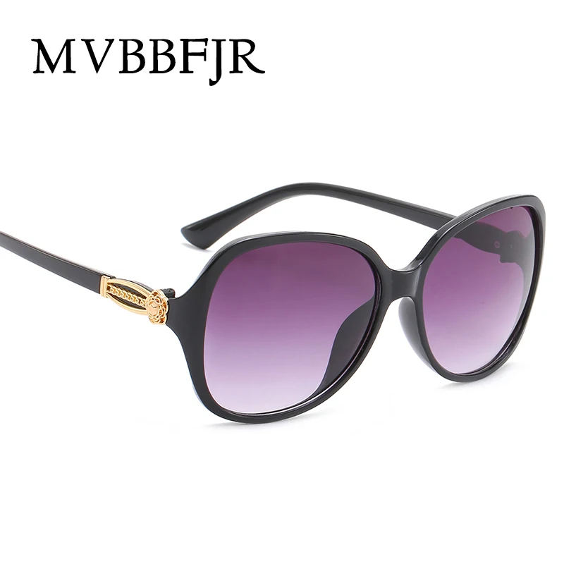 Мужские и женские солнцезащитные очки MVBBFJR винтажные зеркальные в большой оправе