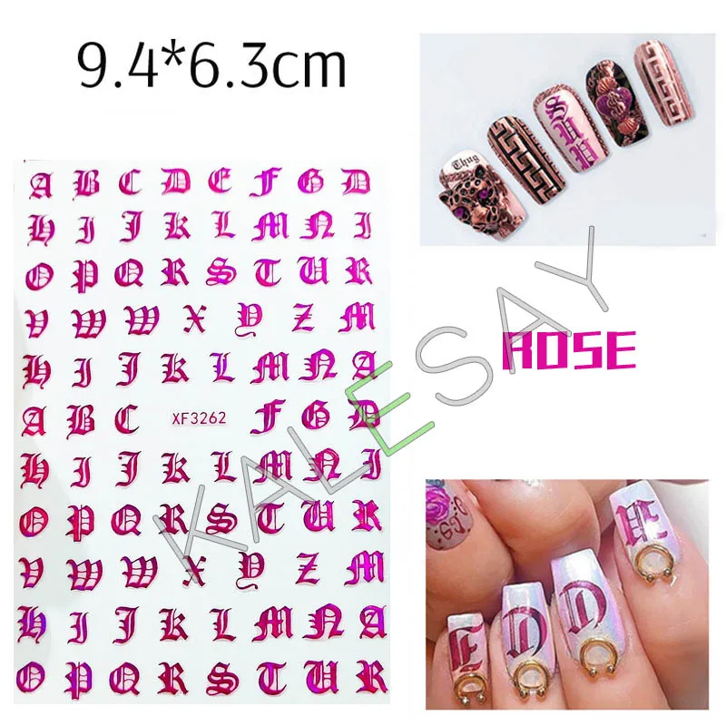 Для художественного оформления ногтей Стикеры s на ногтях надпись аксессуары