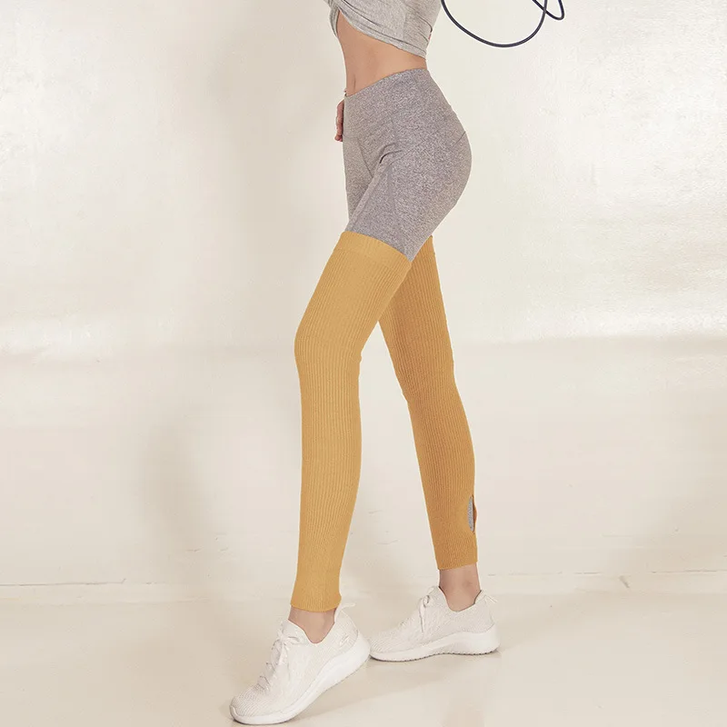 Женские носки для йоги гольфы теплая шерсть женские пилатеса балета зимнего