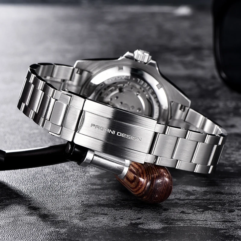 

Automatic Mechanical Men's Watches Pagani Design Waterproof Business WristWatch Fashion Stainless Steel Watch Men reloj hombre