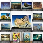 Холст Сальвадора Дали, сохраняющая память, настенные картины, художественные плакаты и принты, знаменитые художественные картины, домашний декор