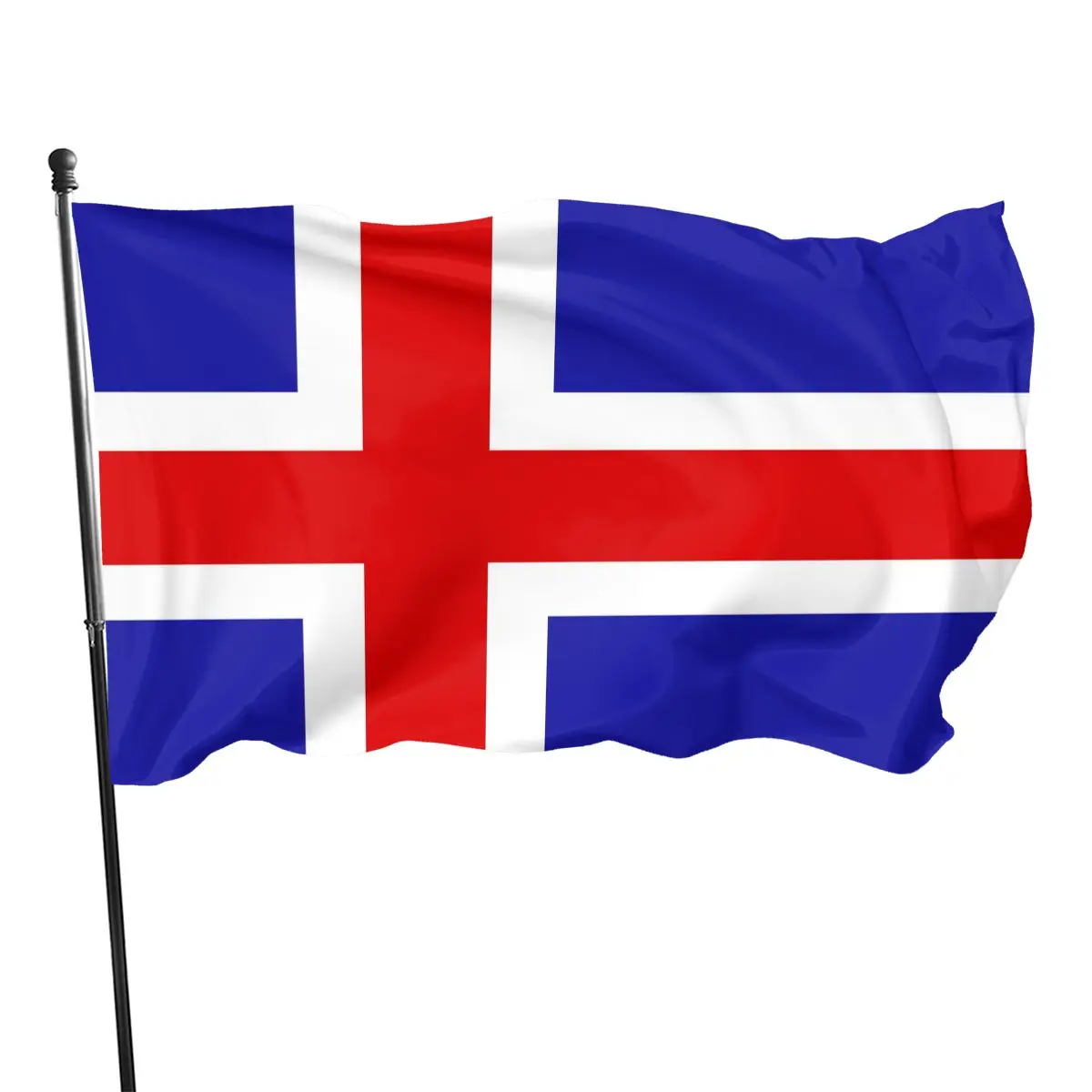 

Красный крест-это исландский флаг Isl, 90x150 см