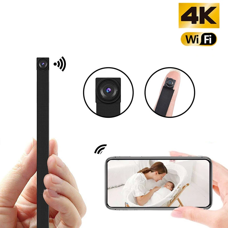 Мини Wi Fi IP камера с пультом дистанционного управления Full HD 1080P|Компактные