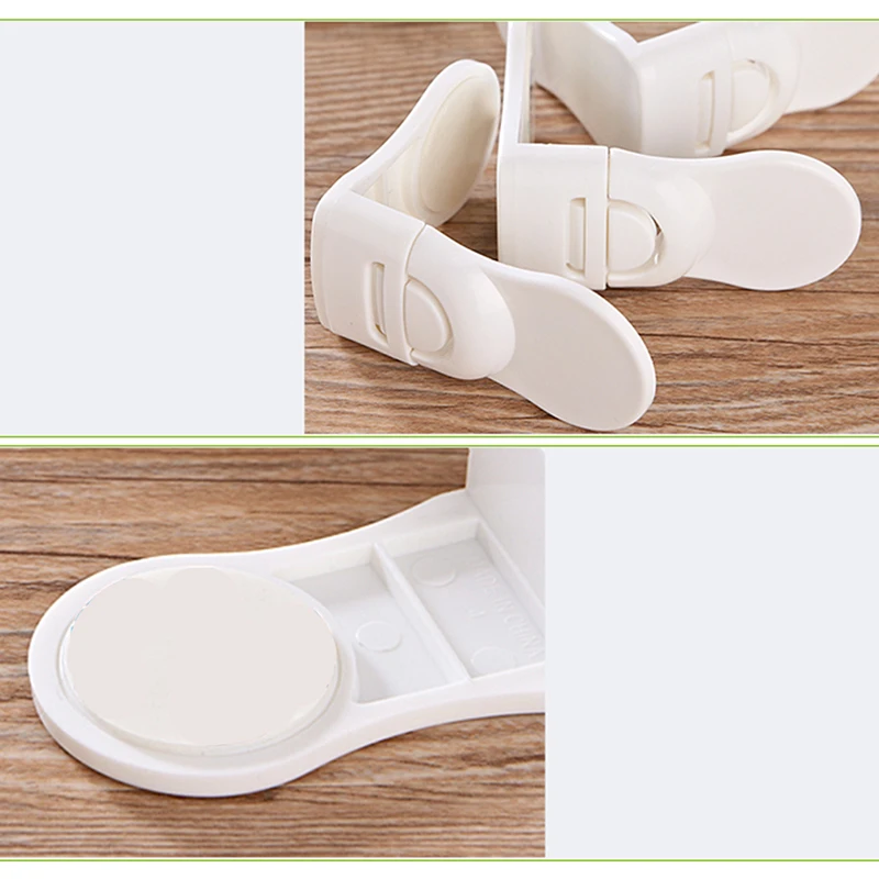 

10 Pcs/Lot Drawer Door Cabinet Cupboard Closet Safety Locks Baby Kids Children Safety Care Plastic Locks Buckles Securite Enfant