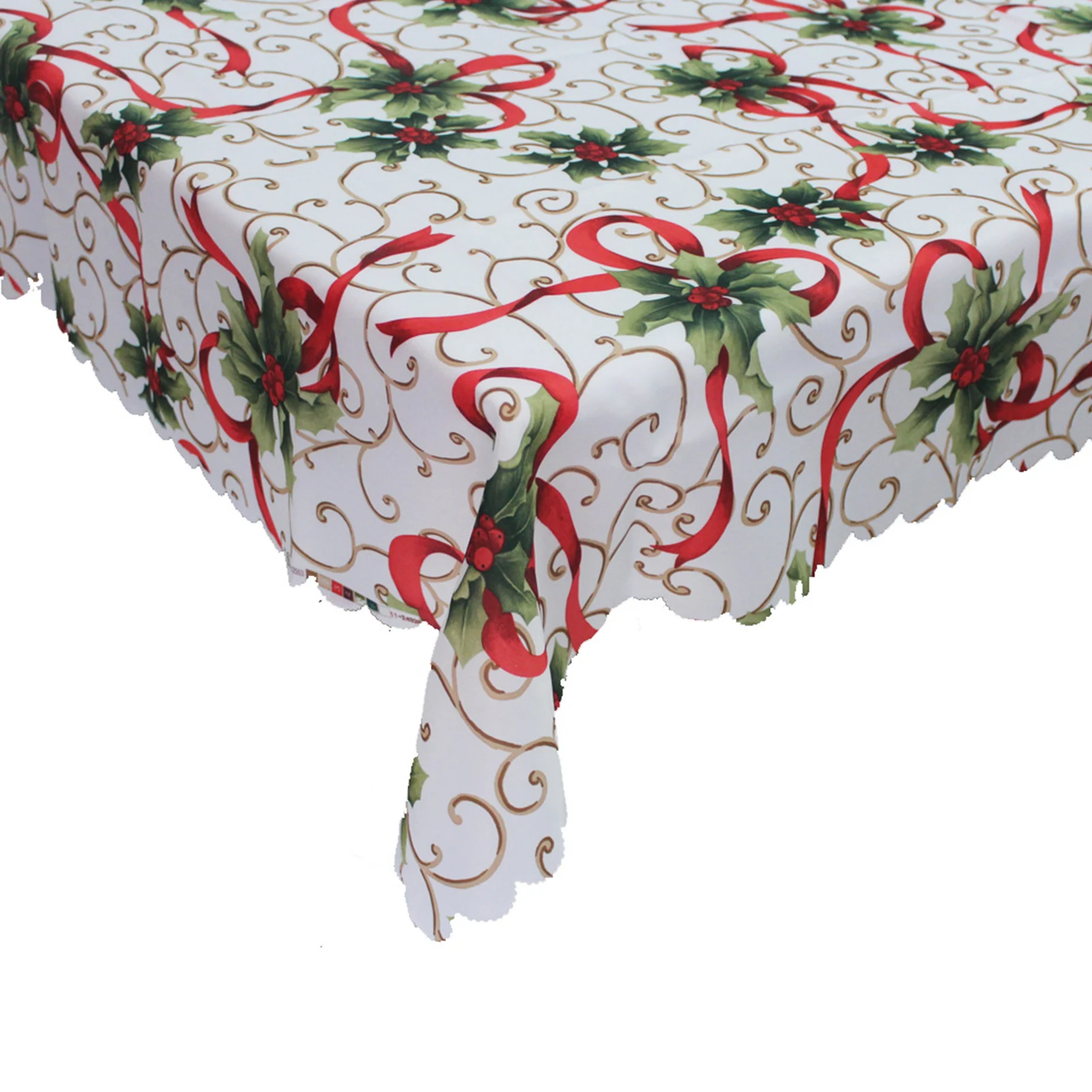 

Cover Christmas Tablecloth Dirt Resistant Party Banquet Wedding Desktop Rectangle Dining Room Practical Waterproof Home Decor