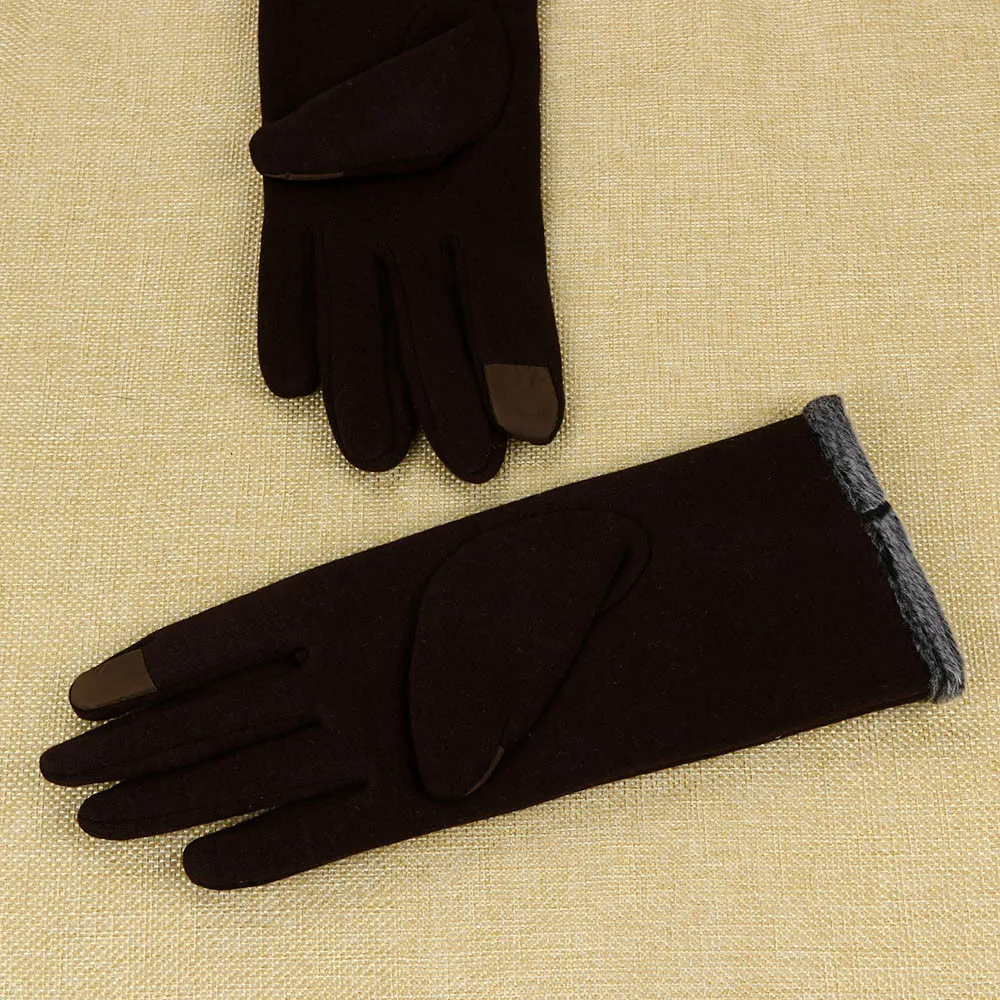 Guantes зимние кашемировые перчатки для женщин на открытом воздухе для вождения мотоцикла полный палец перчатки для смартфонов теплые рукавицы Тактические# BL5
