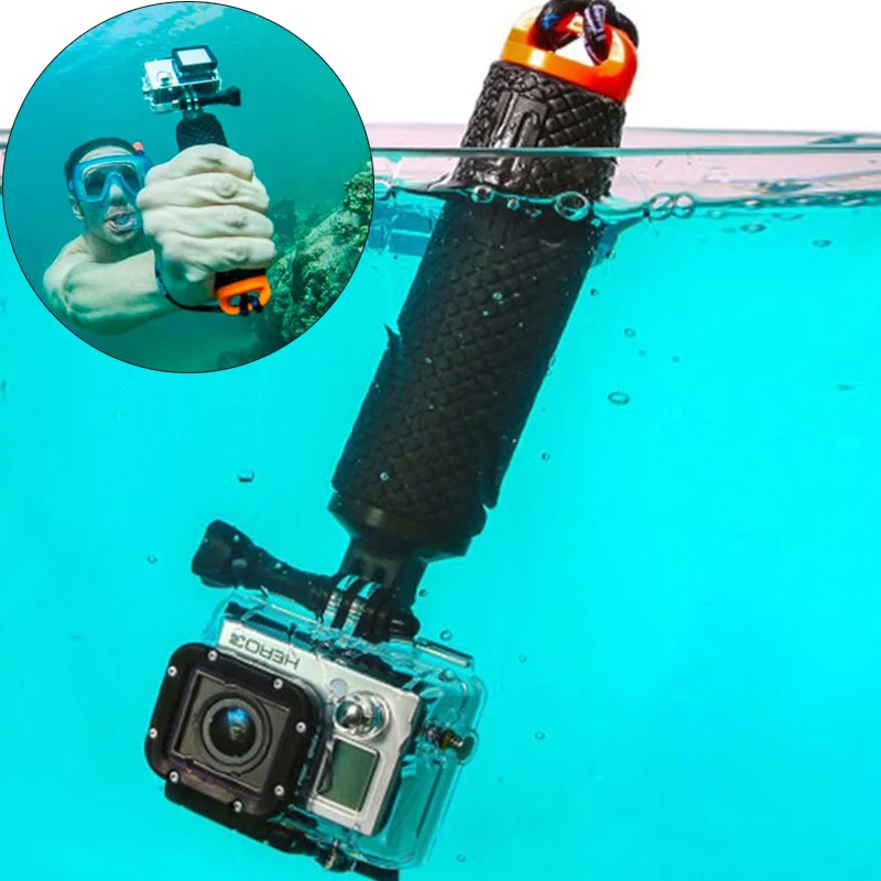 Поплавок рукоятка плавучий стержень палка монопод Штатив для Gopro Go Pro Hero 5 4 3 Xiaomi Xiomi Yi 2 4 K 4 K экшн Спортивная камера
