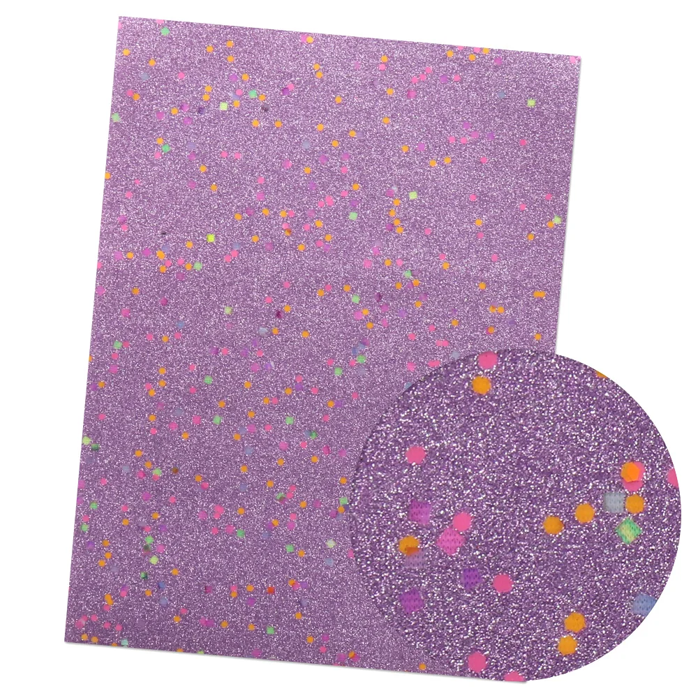 purple IBOWS 22*30 см Мягкая Блестящая синтетическая кожа блесток ткань лист для DIY сумка обувь аксессуары для волос ручной работы лоскутный материал - Цвет: purple