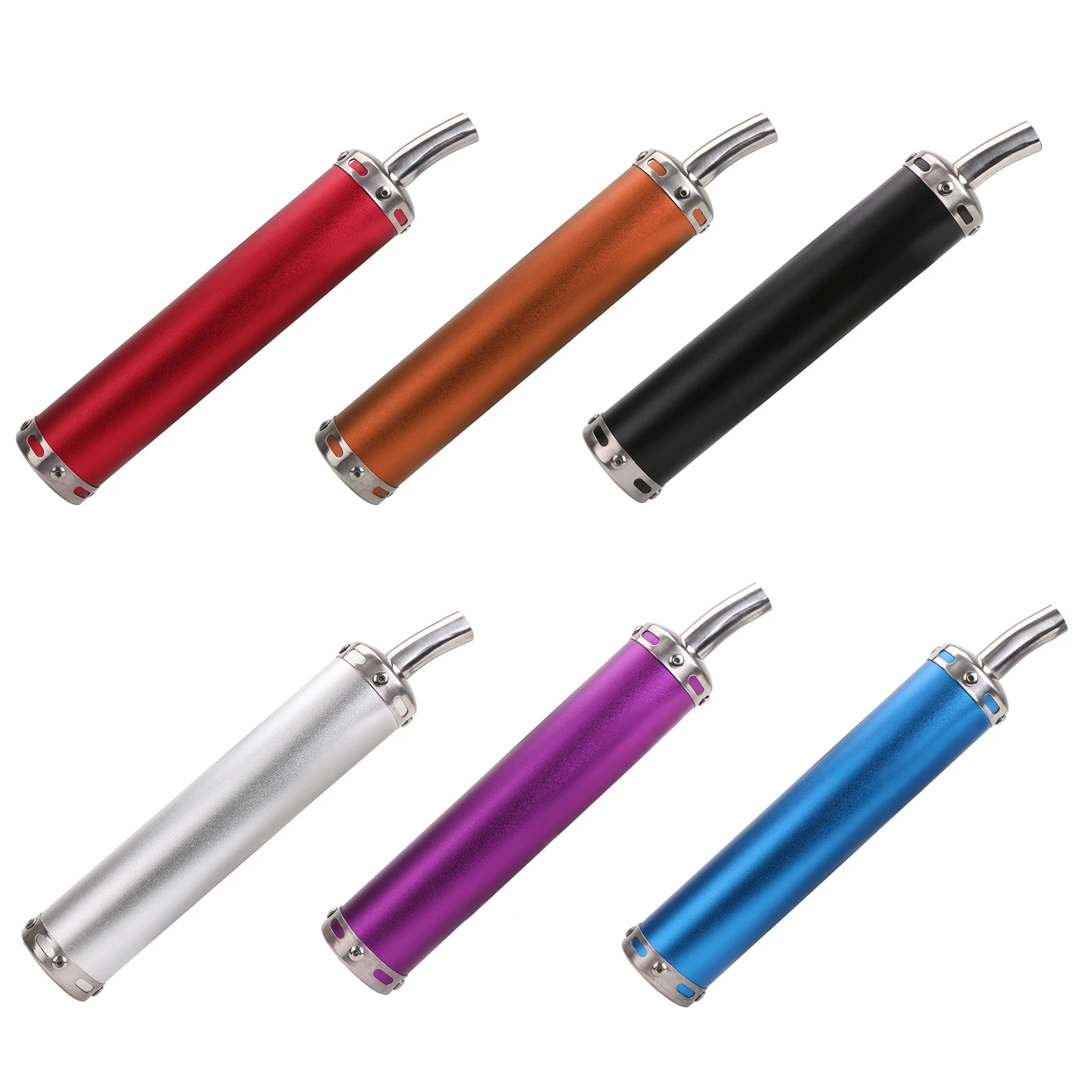 

Декоративный шумоподавляющий впускной и выпускной сигнал для мотоцикла, 20 мм/0,86 дюйма