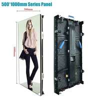 p3 91 outdoor led panel smd 500x1000mm aluminium die casting cabinet full color video wall led display screen led screen