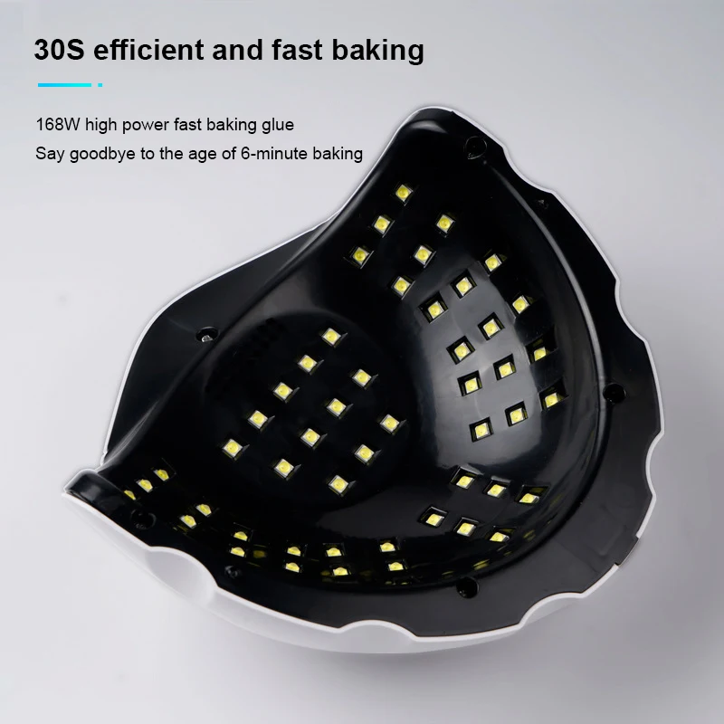 

SUN Y1 LED UV Lamp Auto 168W Nail Lamp All Gel Big Space Nail Gel Dryer Lamp Professional Manicure Lamp