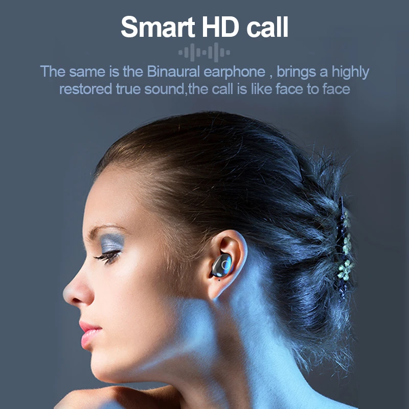 WK V6 наушники вкладыши TWS с 5 0 Bluetooth беспроводные 3D стерео Hi Fi беспроводной
