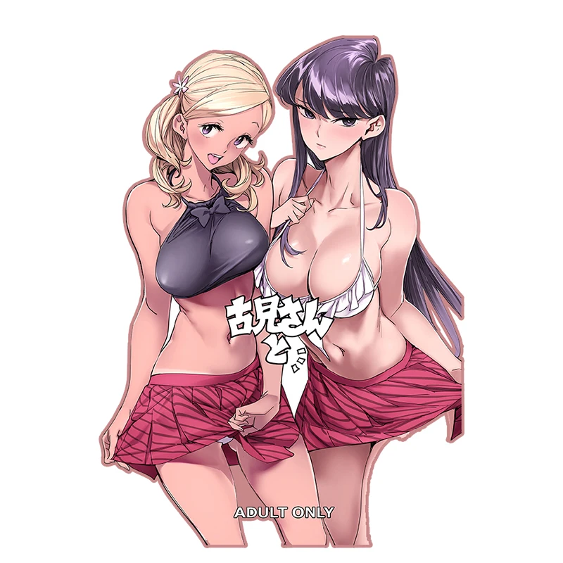 

D39 # Anime Cartoon Cute Girl Self-adhesive Car Sticker Vinyl Decal Waterproof for Motorcycle Bumper Laptop Car Window Door