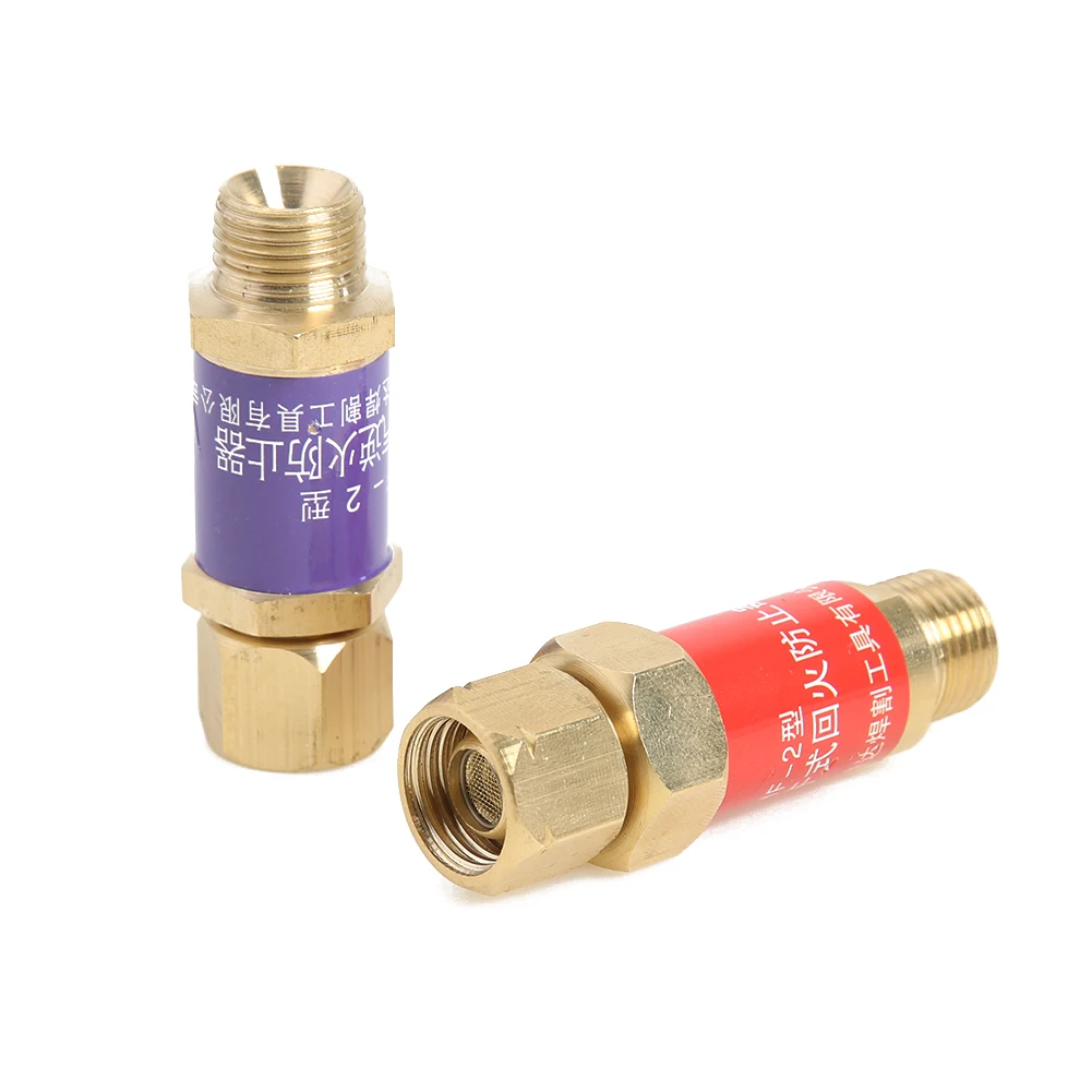 2 шт. кислородная ацетиленовая предохранительный затвор топлива Безопасность