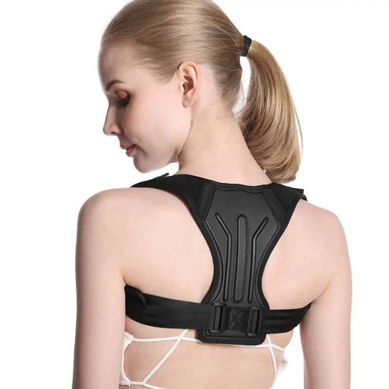 

Adjustable Posture Correction Men Women Back Shoulder Straight Support Brace Belt Comfortable Soft Strip Corrector H053
