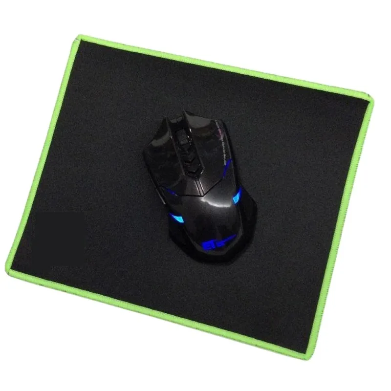 

ZL Stylish Beautiful Game and Office Stitched Edges Mouse Pad Comfortable Practical Black Non-slip Dirt-resistant Mouse Pad