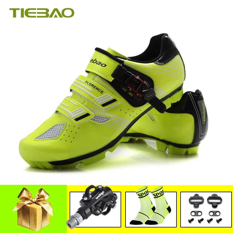 pedals for 1330 G Tiebao велосипедная обувь sapatilha ciclismo mtb Мужская и женская самоблокирующаяся велосипедная обувь pedales для езды на горном велосипеде MTB велосипедная обувь - Цвет: pedals for 1330 G
