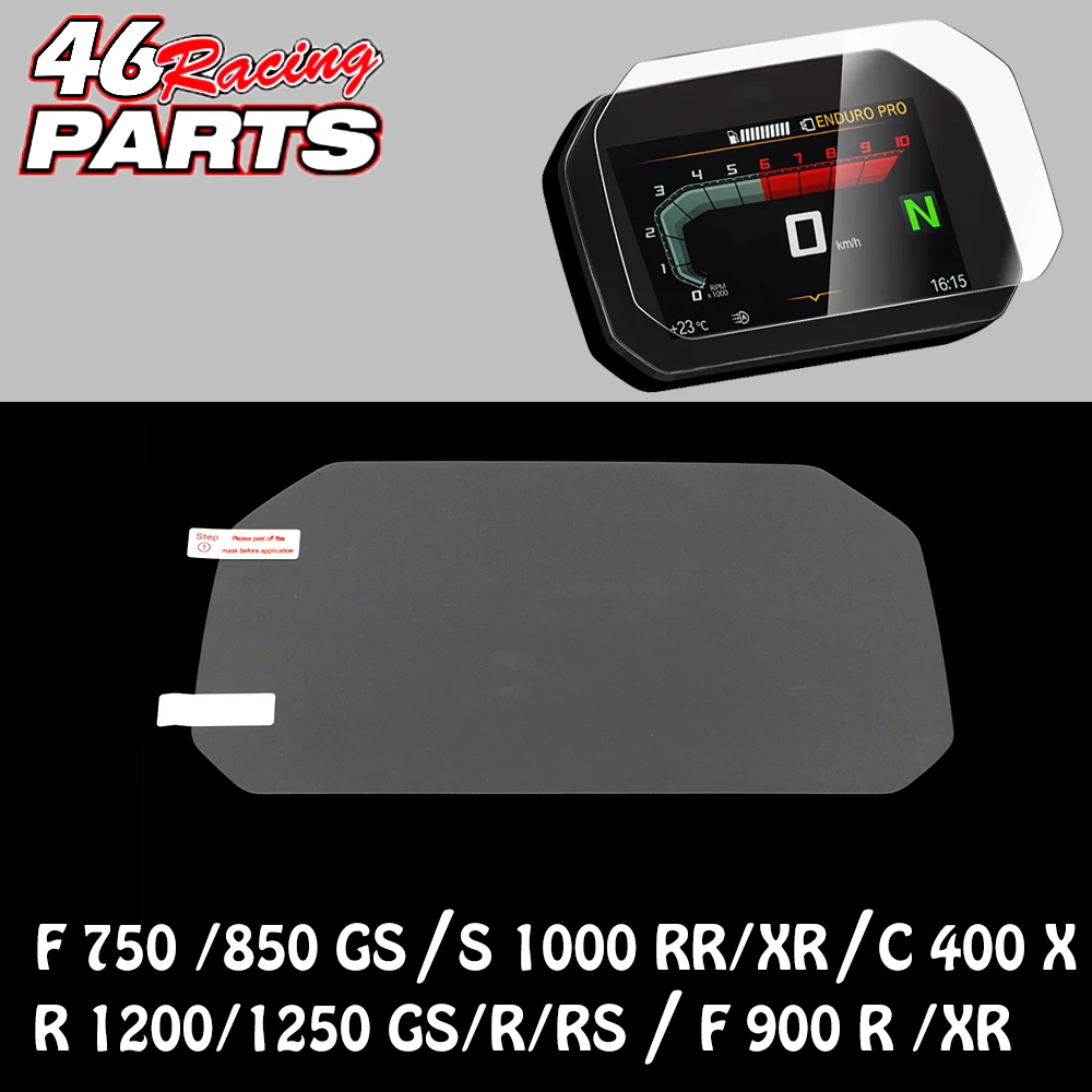 

Motorcycle Cluster Scratch Cluster Screen Protection Film Protector For BMW C400X F900R F900XR S1000RR S1000XR M1000RR 2018+